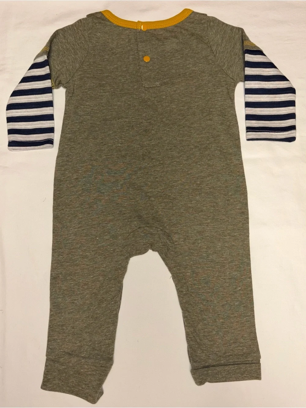 Mud Pie Football MVP romper sz 3-6 months EUC smoke free home